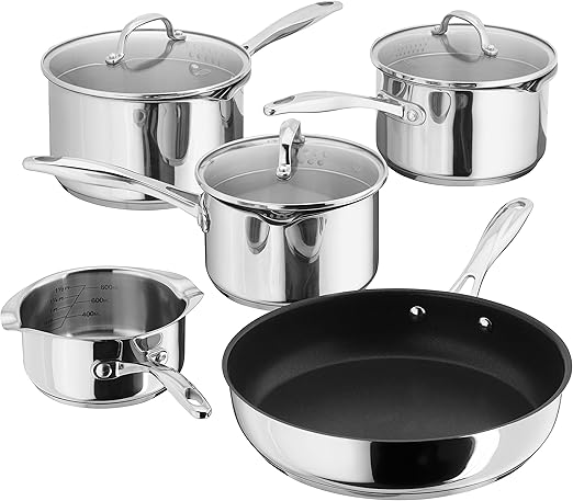 STELLAR PROFILE 5 PIECE DRAINING COOKWARE SET