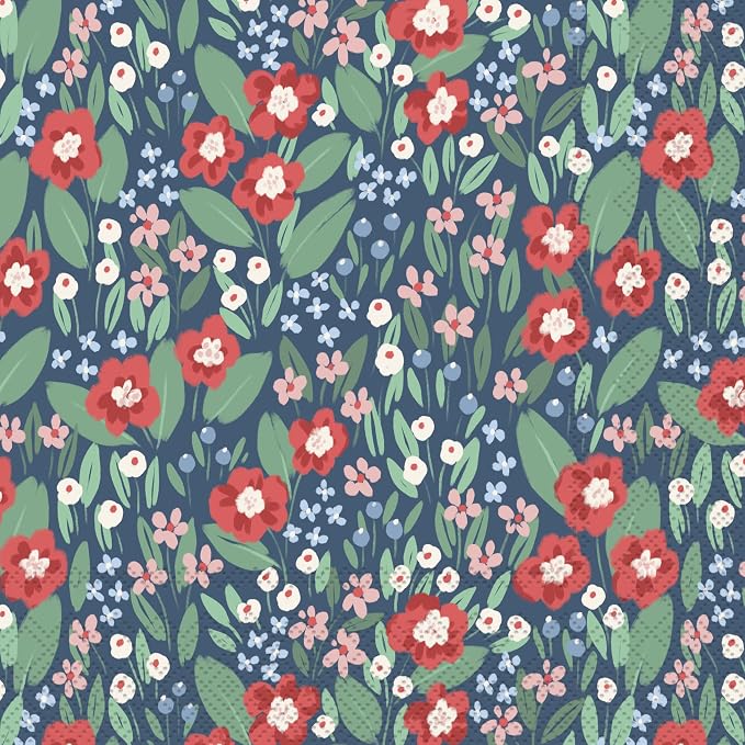 PAPER NAPKINS JOYFUL BLUE