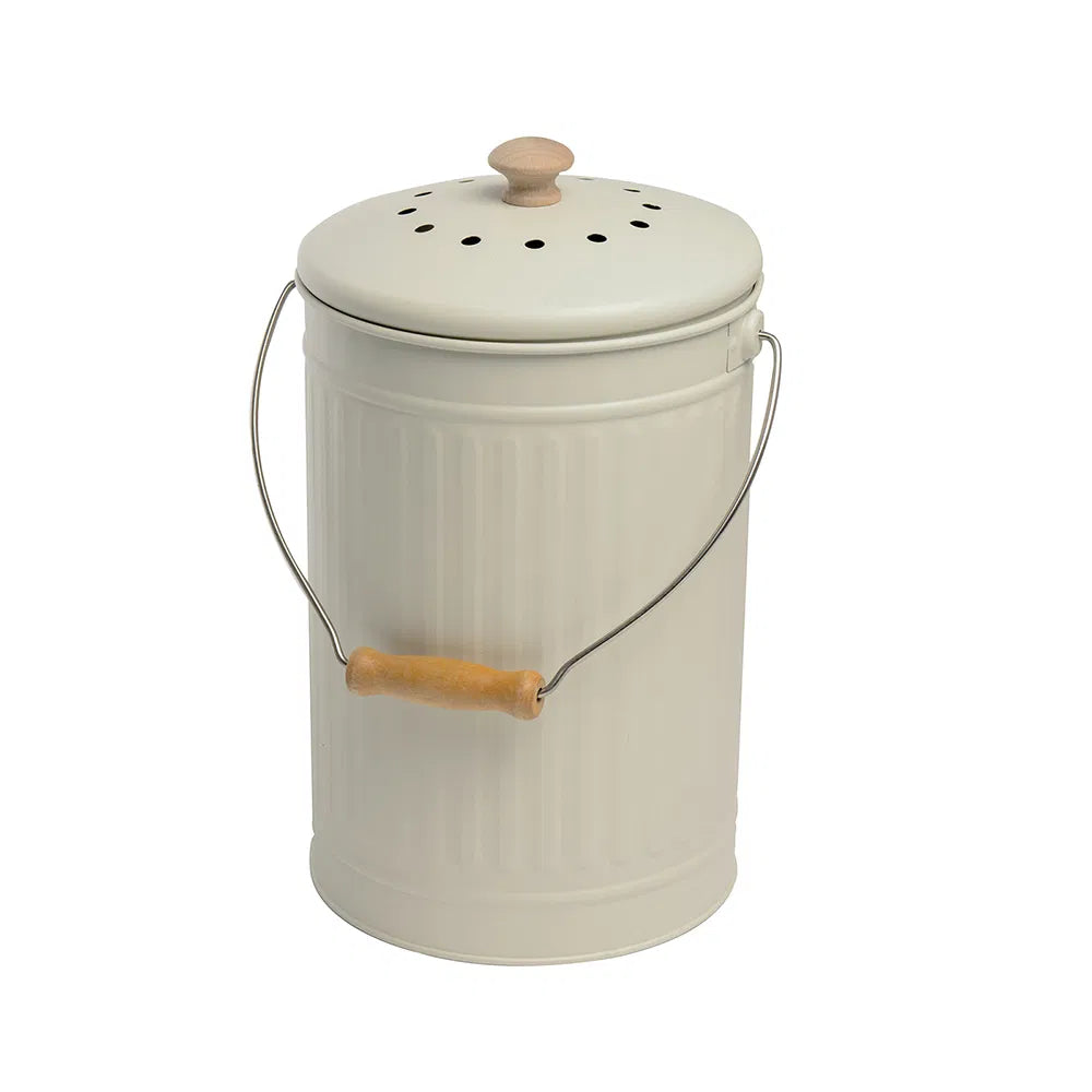 7L COMPOST BIN CHALK