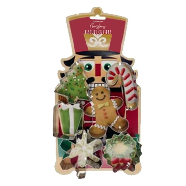 NUTCRACKER 6 PIECE COOKE CUTTER SET