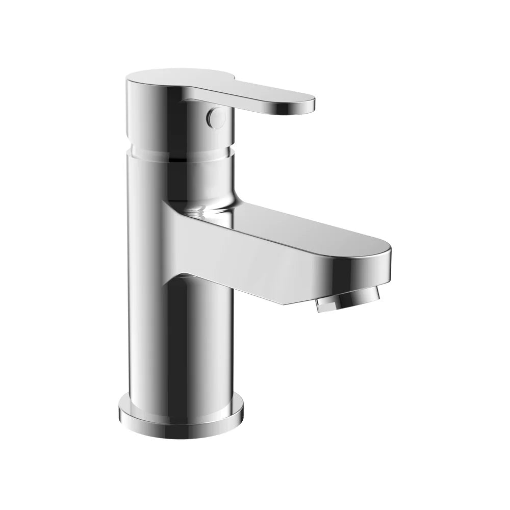 PEMBROKE MODERN CHROME MONO BASIN MIXER TAP & CLICK CLACK WASTE