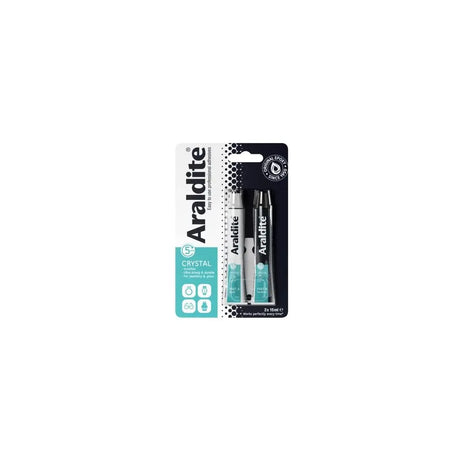 Araldite Crystal Epoxy 2 x 15ml Tubes TOOLBANK