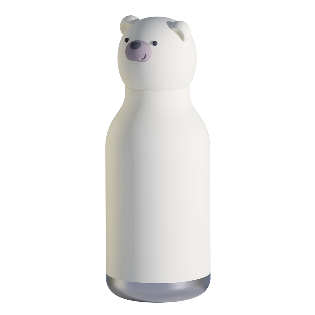 S/S WATER BOTTLE BEAR