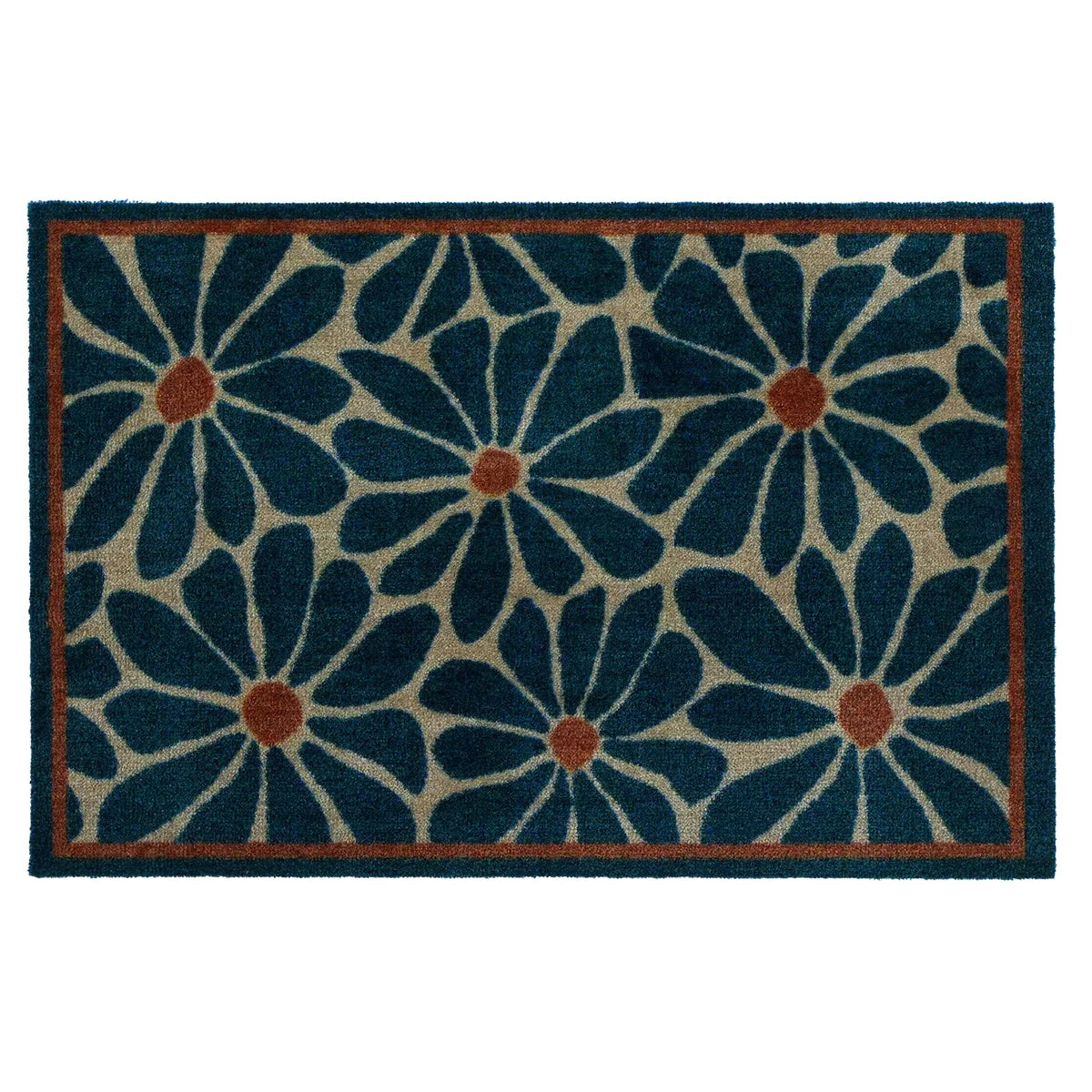 MAT BOHO FLORAL 50 X 75 CM