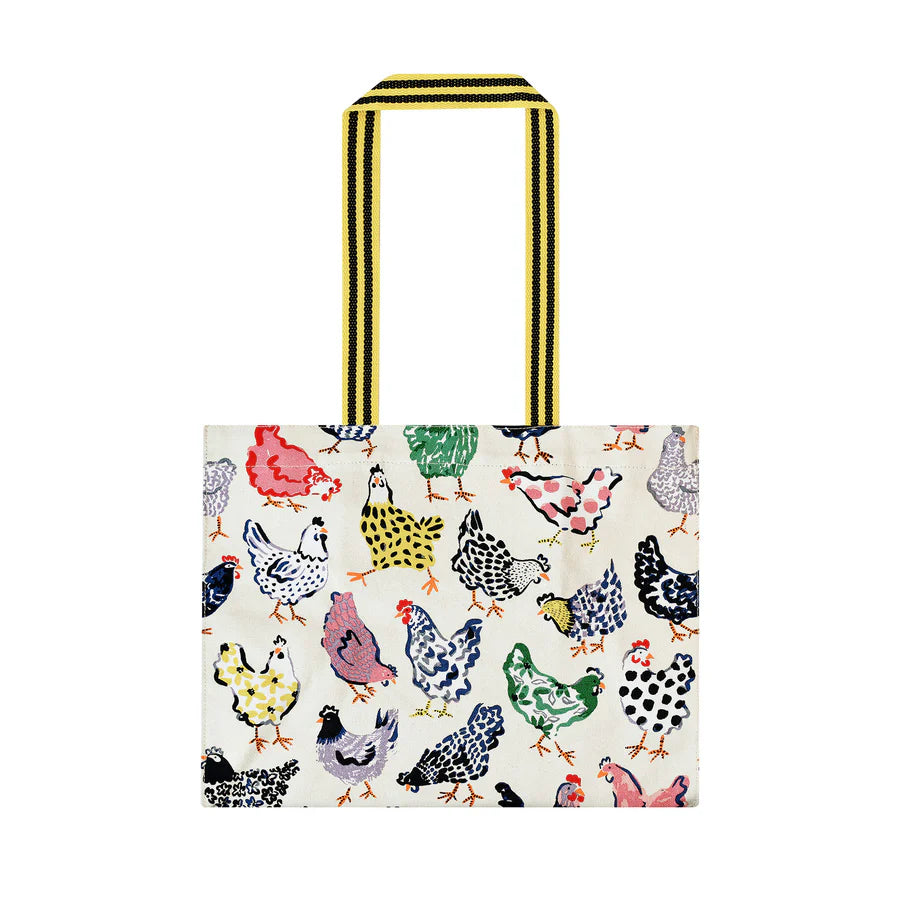 CHICK CHICKEN CANVAS SHOULDER BAG
