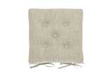 SEAT PADS WITH TIES 38 X 38 X 5 CM