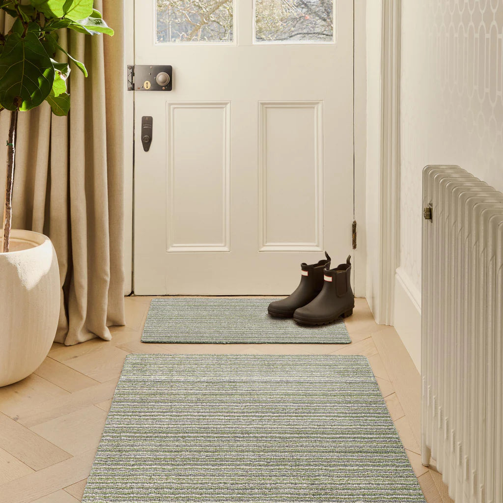 HUG RUG SAGE STRIPE RUNNER 65 X 150