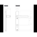GOLD LEVER 122MM SHORT HANDLE