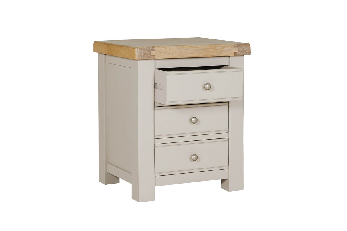 DOUNE BEDSIDE 3 DRAWER LOCKER