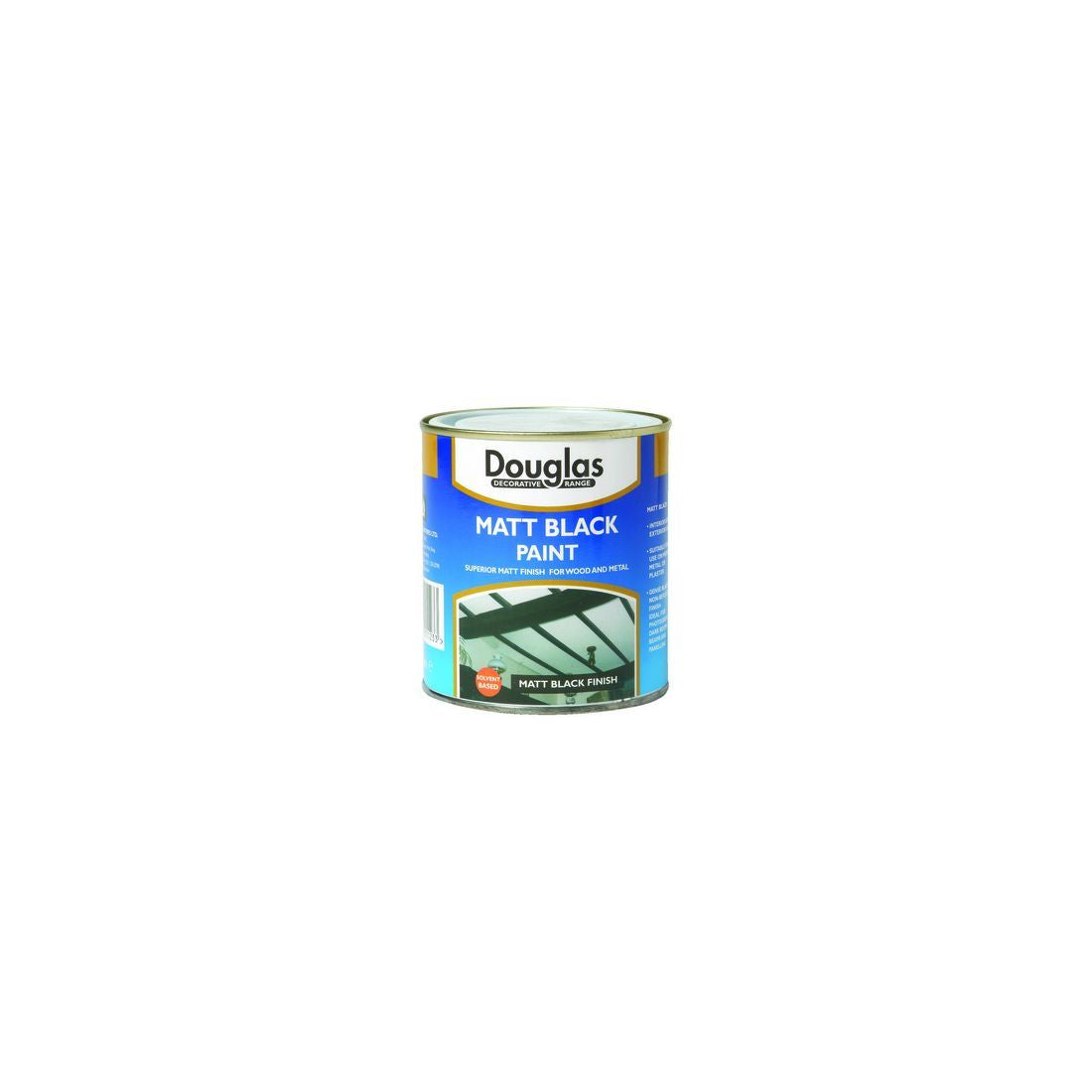 DOUGLAS MATT BLACK PAINT 250ML