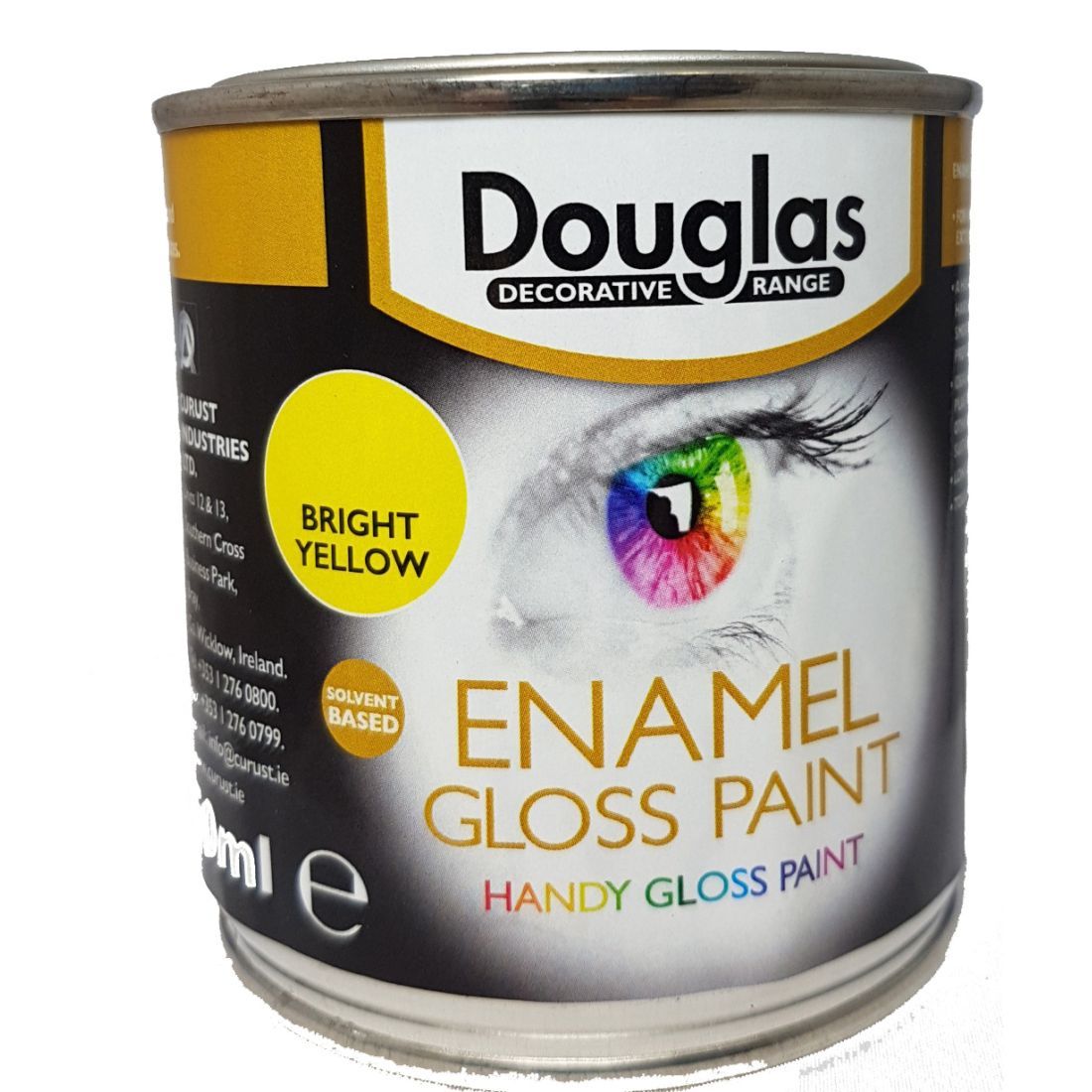 DOUGLAS GLOSS PAINT BRIGHT YELLOW 250ML