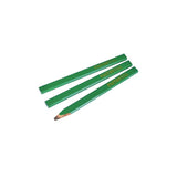 Faithfull Carpenter's Pencils Green/Hard Pack of 3