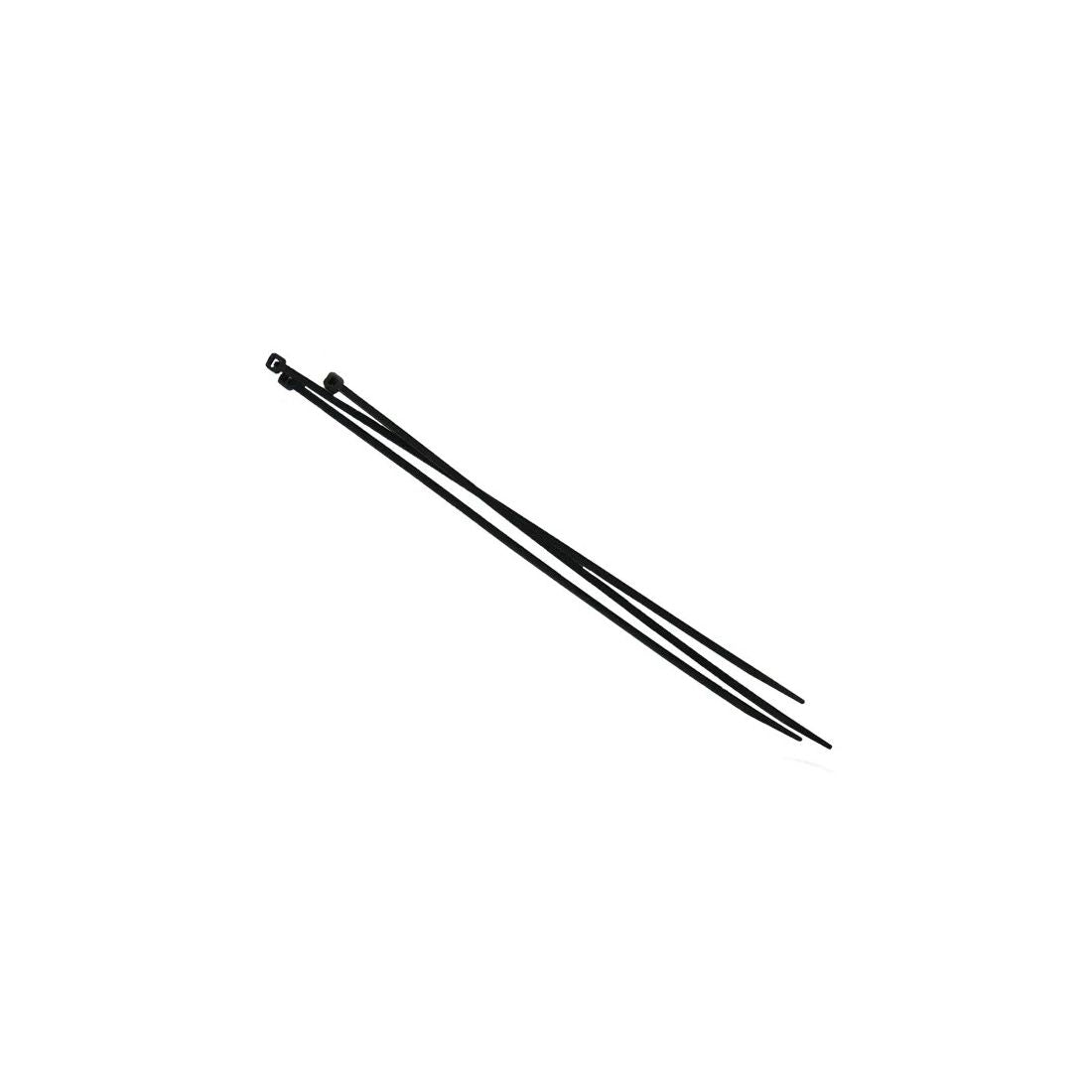 Faithfull Cable Ties Black 4.8 x 250mm Pack of 100