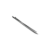 Faithfull Cable Ties Black 4.8mm x 250mm Pack of 100