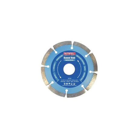 Faithfull Contract Diamond Blade 115mm x 22.2mm TOOLBANK