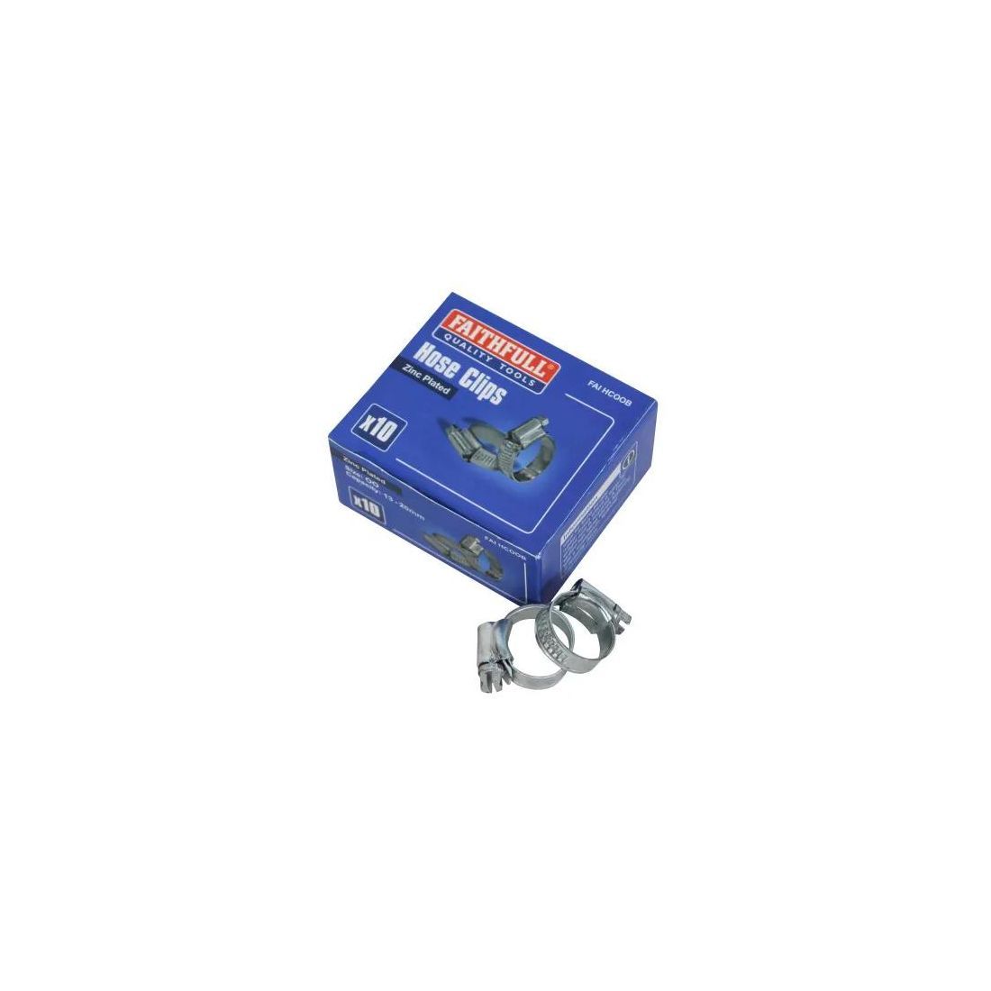 Faithfull OO Hose Clip Zinc MSZP 13-20mm