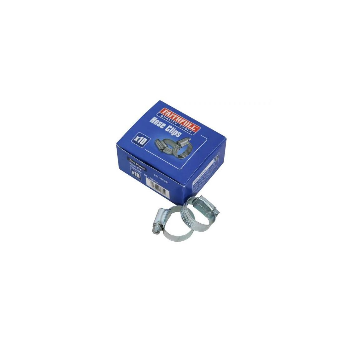 Faithfull OX Hose Clip Zinc MSZP 18-25mm