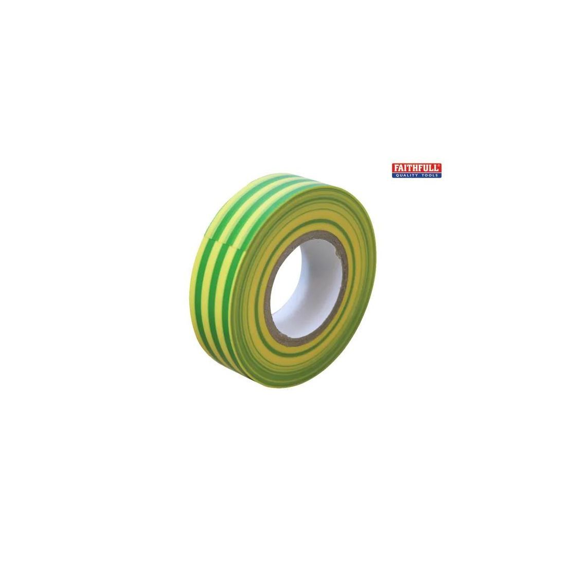 Faithfull PVC Electrical Tape Green/Yellow