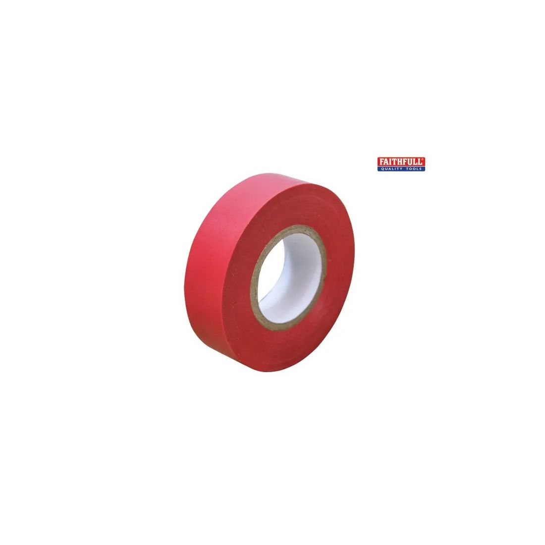 FAITHFULL PVC ELECTRICAL TAPE RED 19MM X 20M