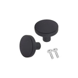 Headbourne Decorative Knobs Classic Matt Black 32mm Pack of 2