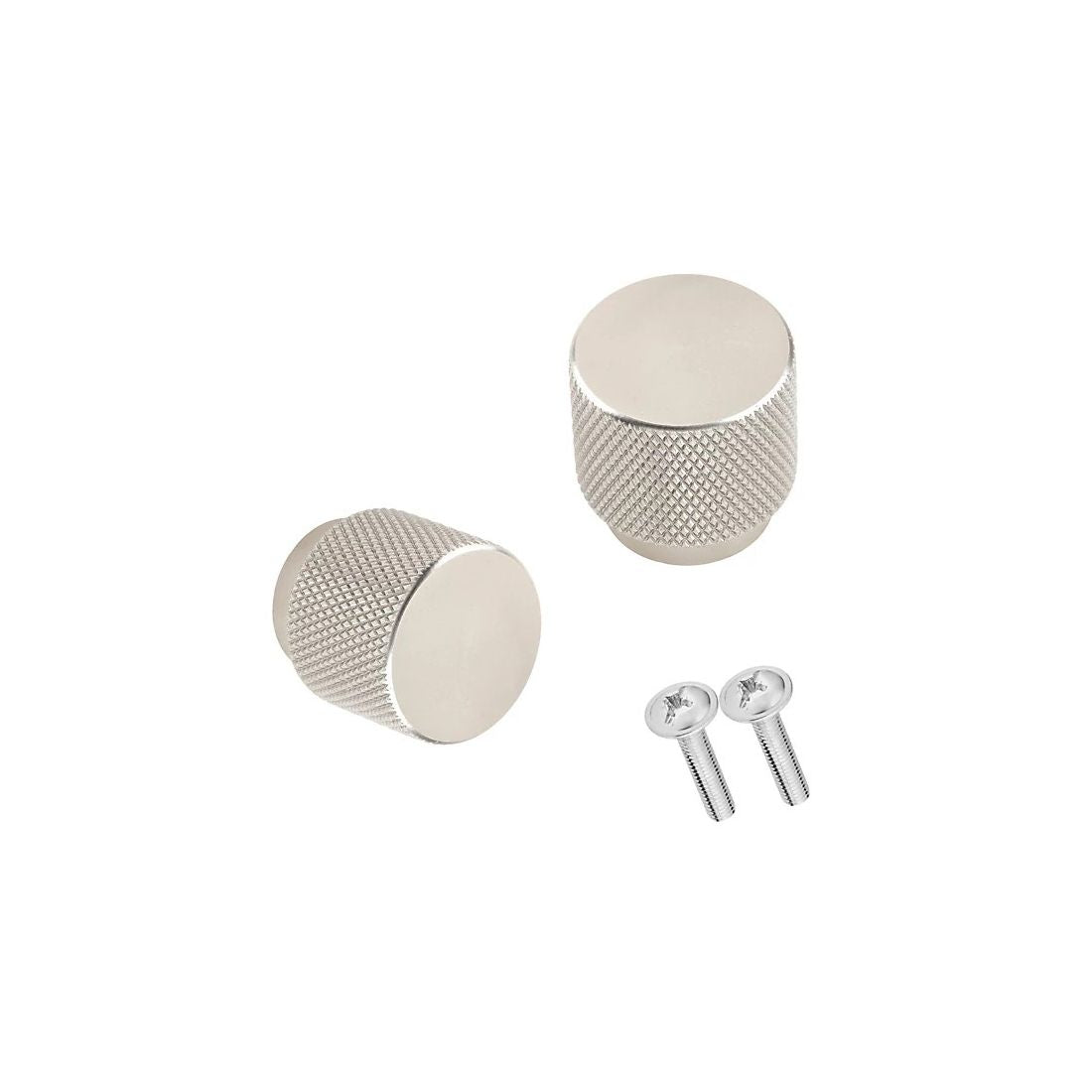 Headbourne Decorative Knobs Precision Satin Nickel 30mm Pack of 2