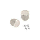 Headbourne Decorative Knobs Precision Satin Nickel 30mm Pack of 2
