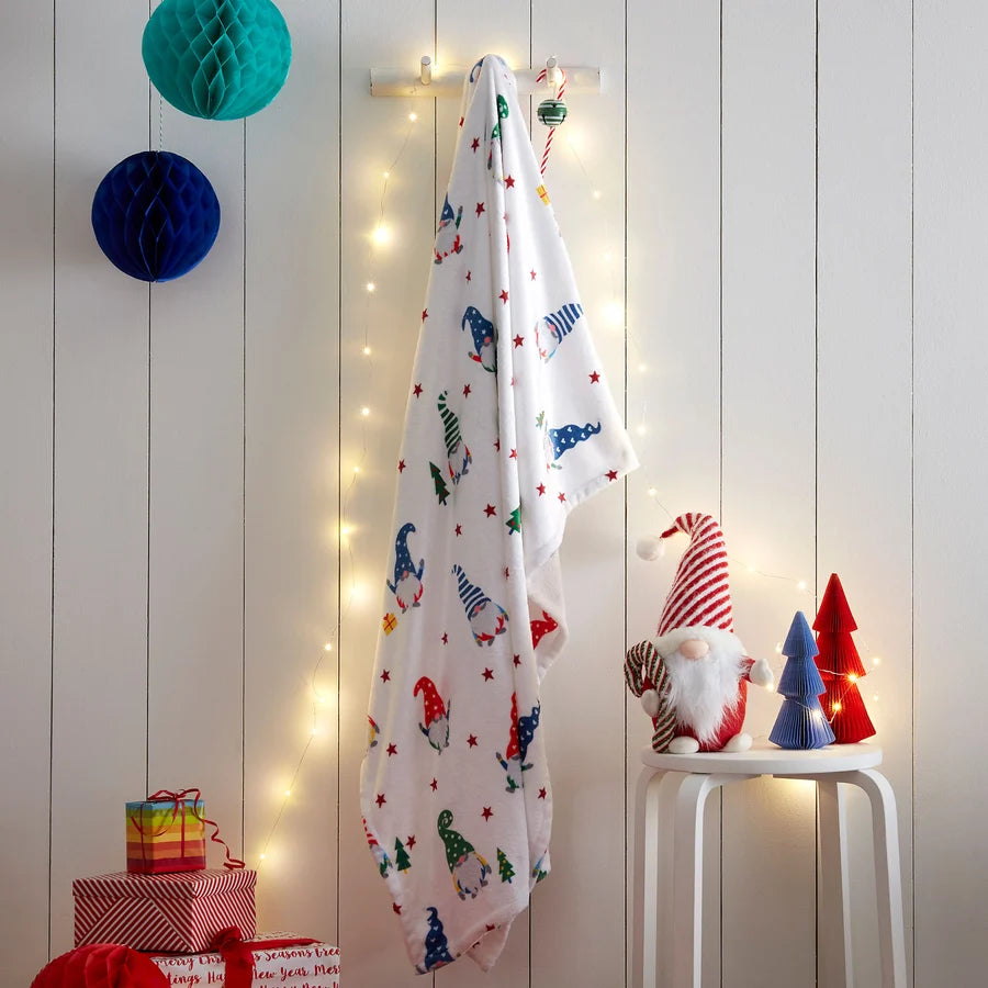 THROW FESTIVE GONKS 120 X 150 CM