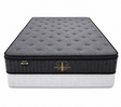 Gray mattress with 'Thornhill' branding on a white background