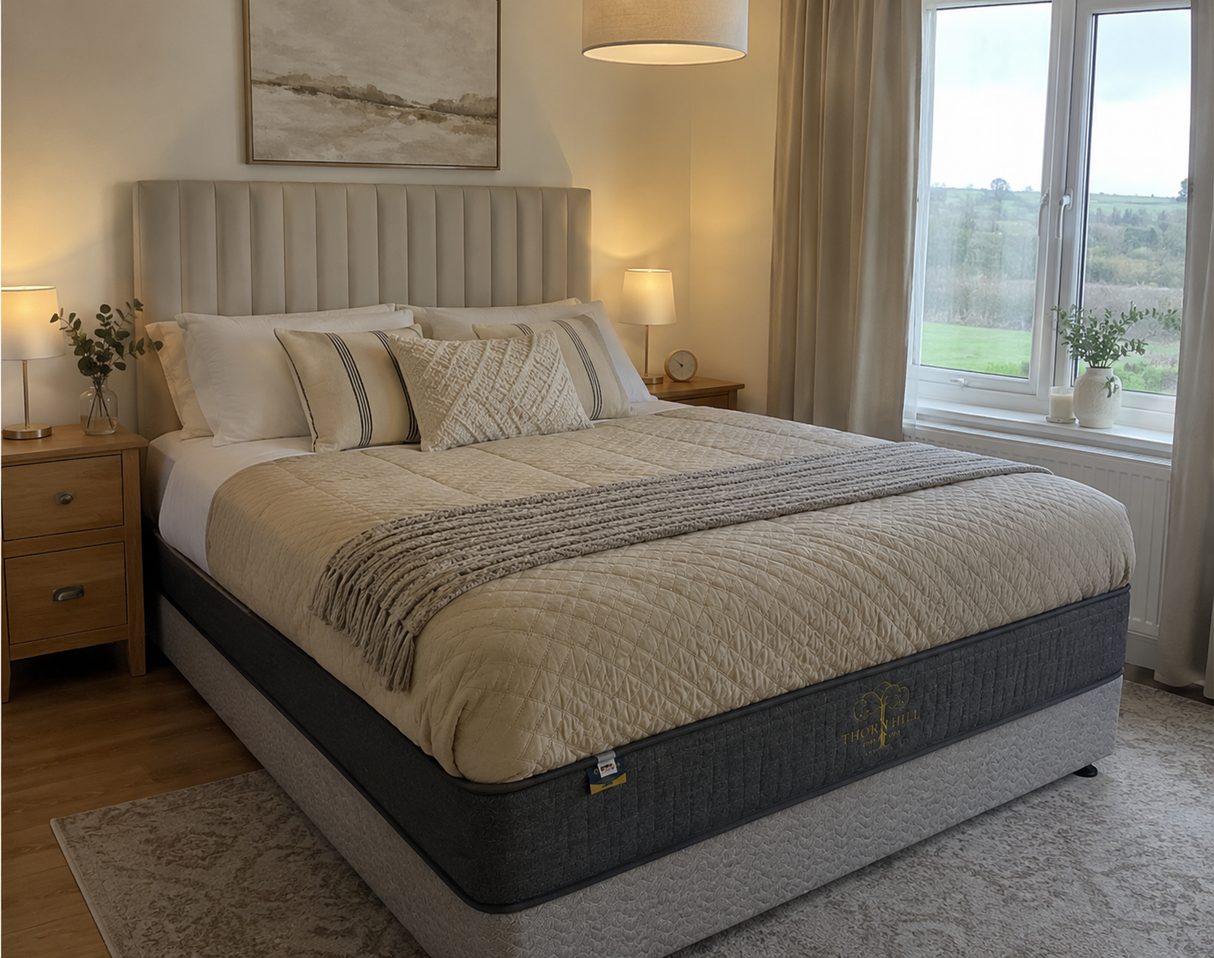 Glengariff Pocket 3ft Single Mattress with pocket spring support and quilted comfort surface