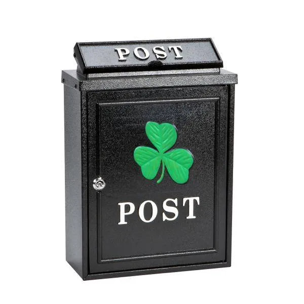 Post Zone Green Shamrock Diecast Post Box