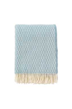 THROW LOVIK HEAVENLY BLUE 25% RECYCLED WOOL &75% LAMBS WOOL 130 X 200CM