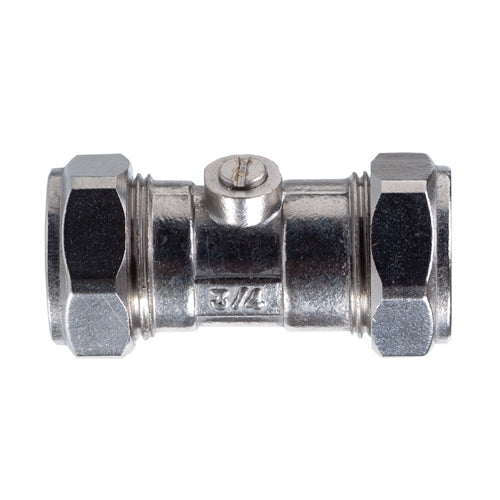1/2" COMPRESSION ISOLATING VALVE