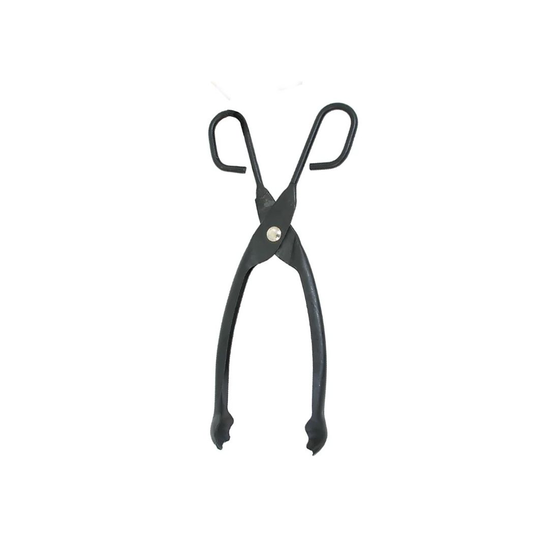 DE VIELLE FIRE TONGS 12" BLACK
