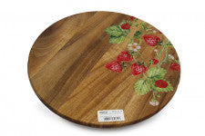 STRAWBERRY PRINT LAZY SUSAN