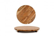 ACACIA CHOPPING BOARD 40 CM WITH LEGS
