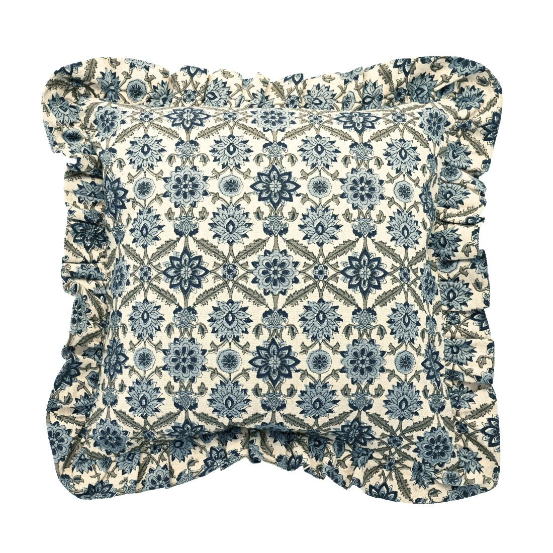 CUSHION KELMSCOTT RUFFLE 43X43 CM