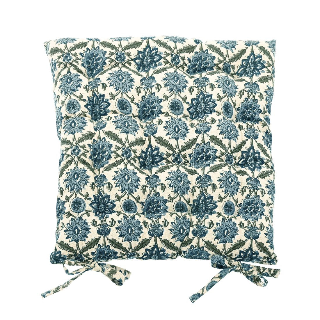 SEAT PADS WITH TIES KELMSCOTT 39 X39CM