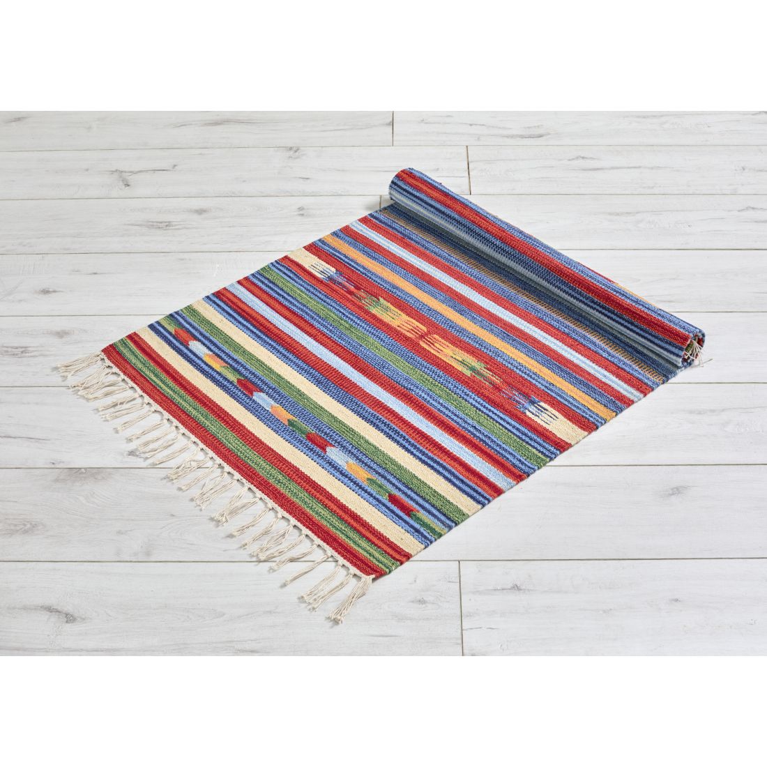 RUG KILIM NARROW STRIPE RUNNER 70 X 220 CM