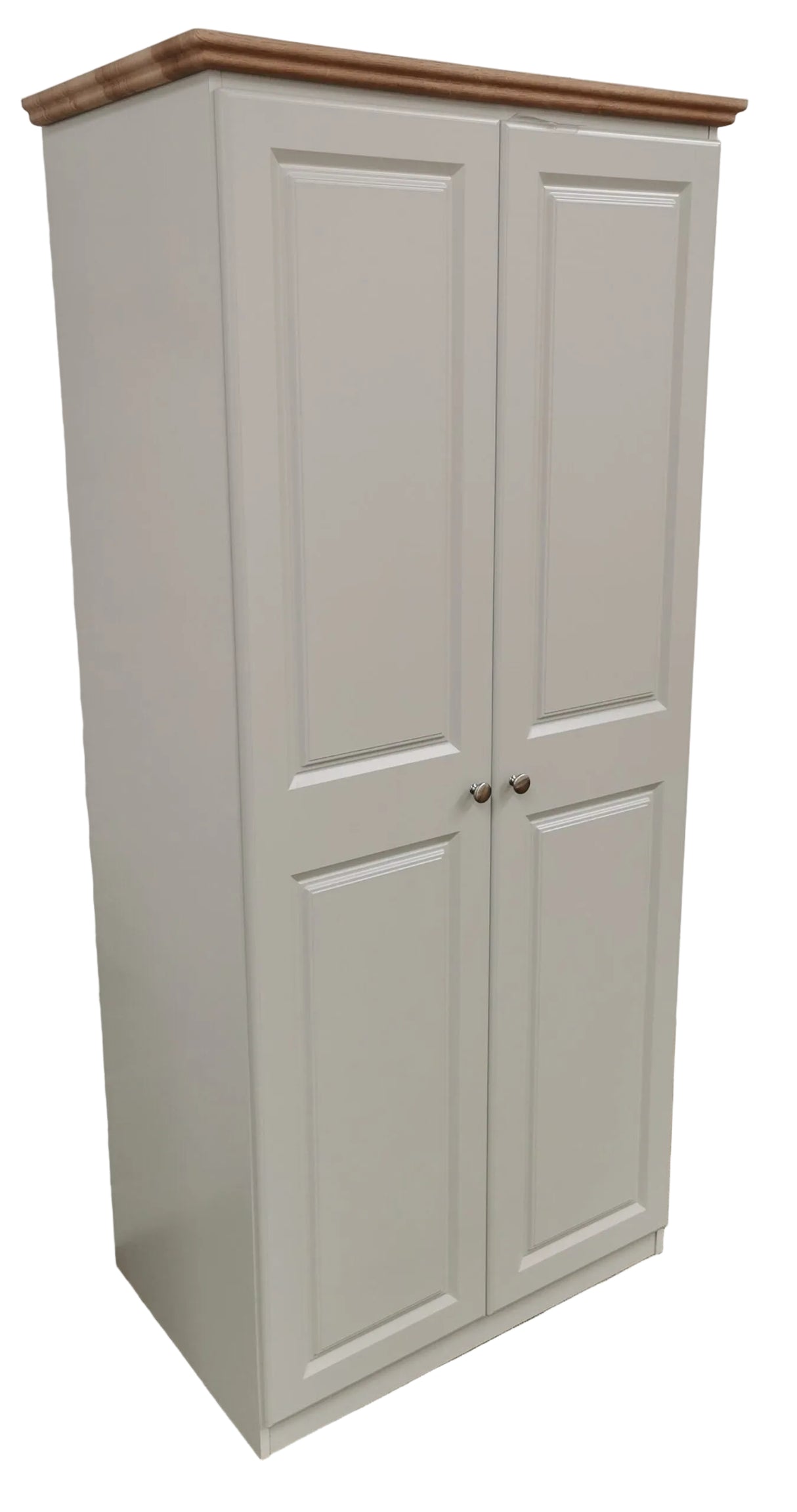 KINVARA 2 DR 1 SHELF WARDROBE 
GREY OAK