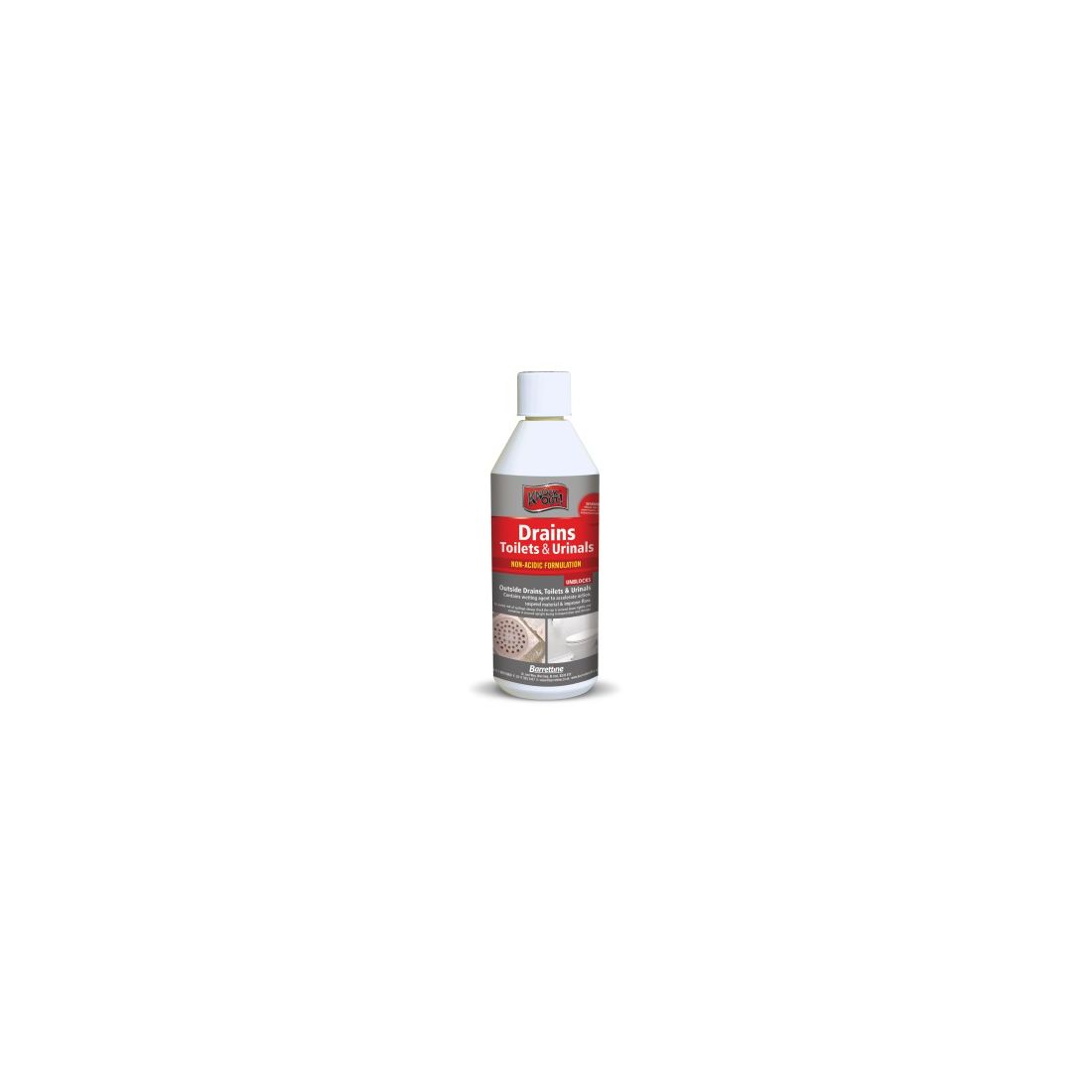 Barrettine Knock Out! Drains Toilets & Urinals 500ml