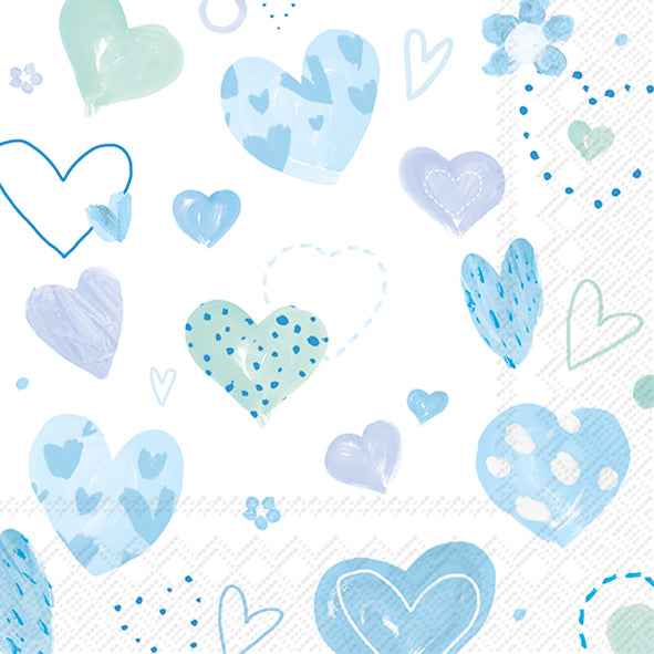 NAPKINS LINCH JOYFUL BLUE