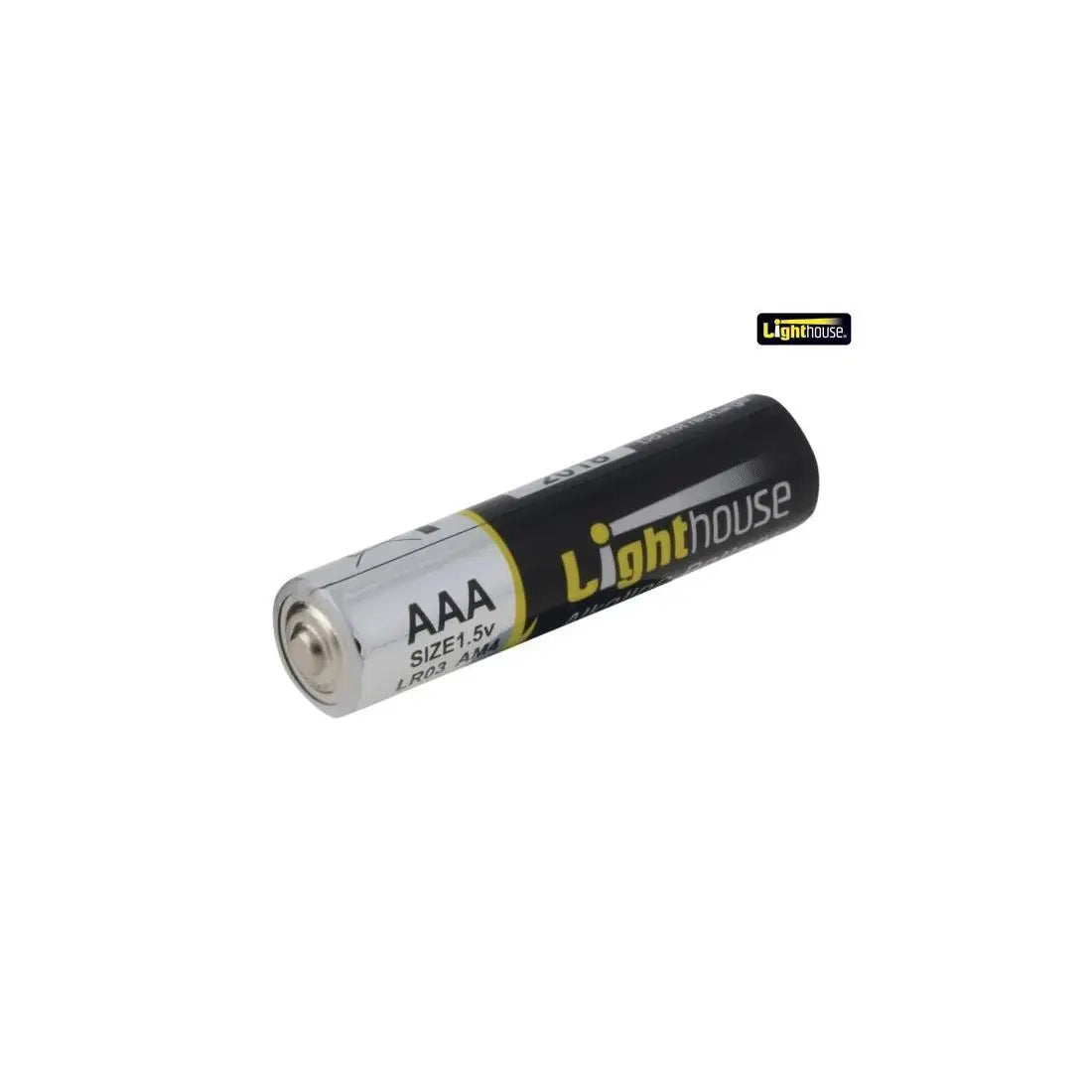 LIGHTHOUSE ALKALINE AAA BATTERIES 4 PACK TOOLBANK