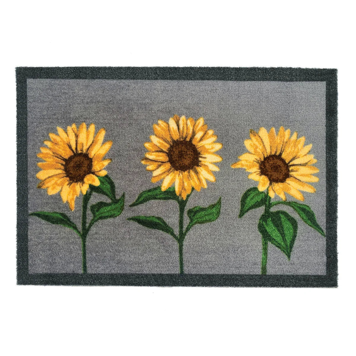 MAT SUNFLOWERS NYLON 50 X 75 CM