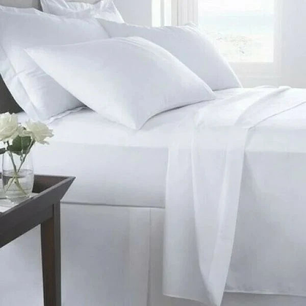 sheet single fitted white