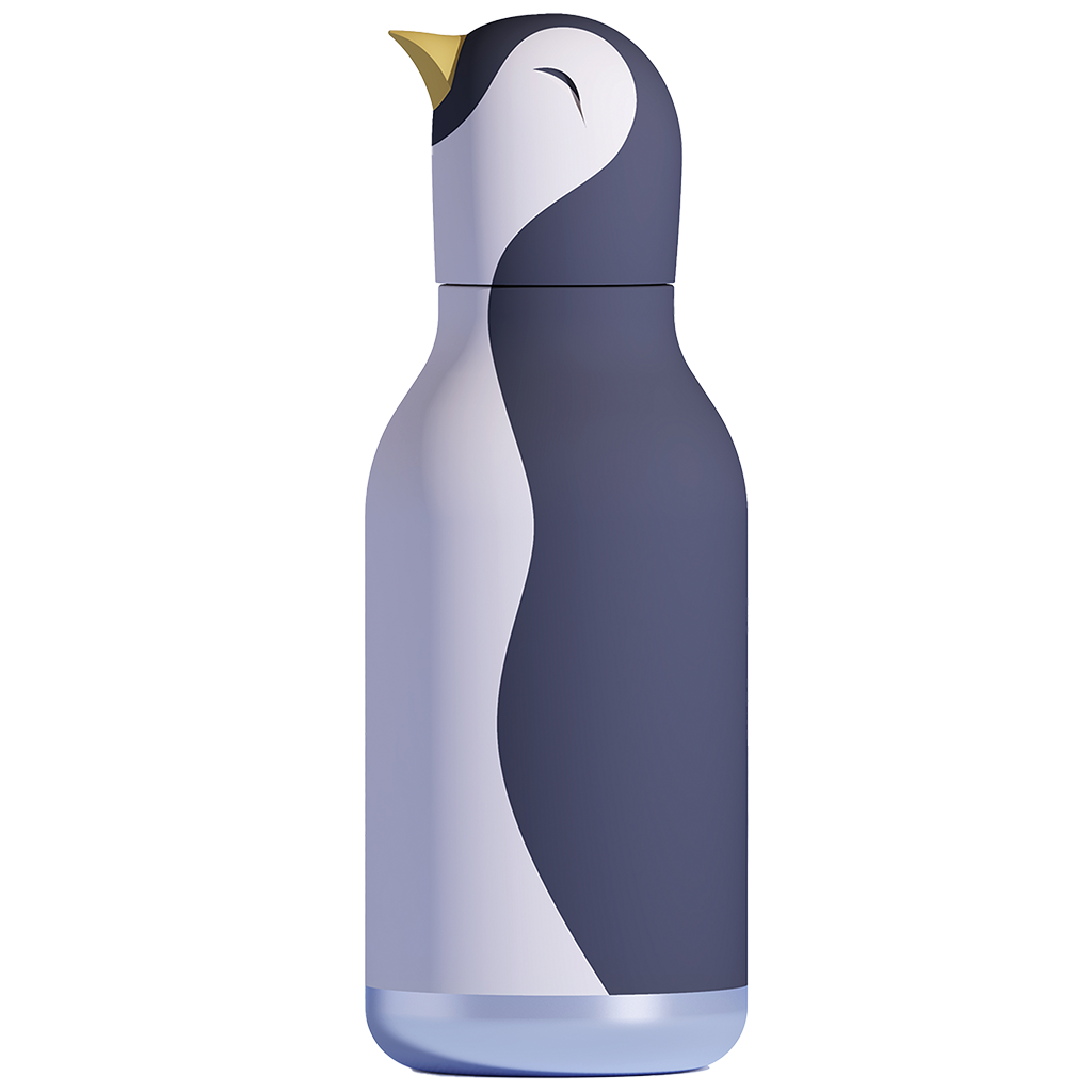 S/STEEL WATER BOTTLE PENGUIN