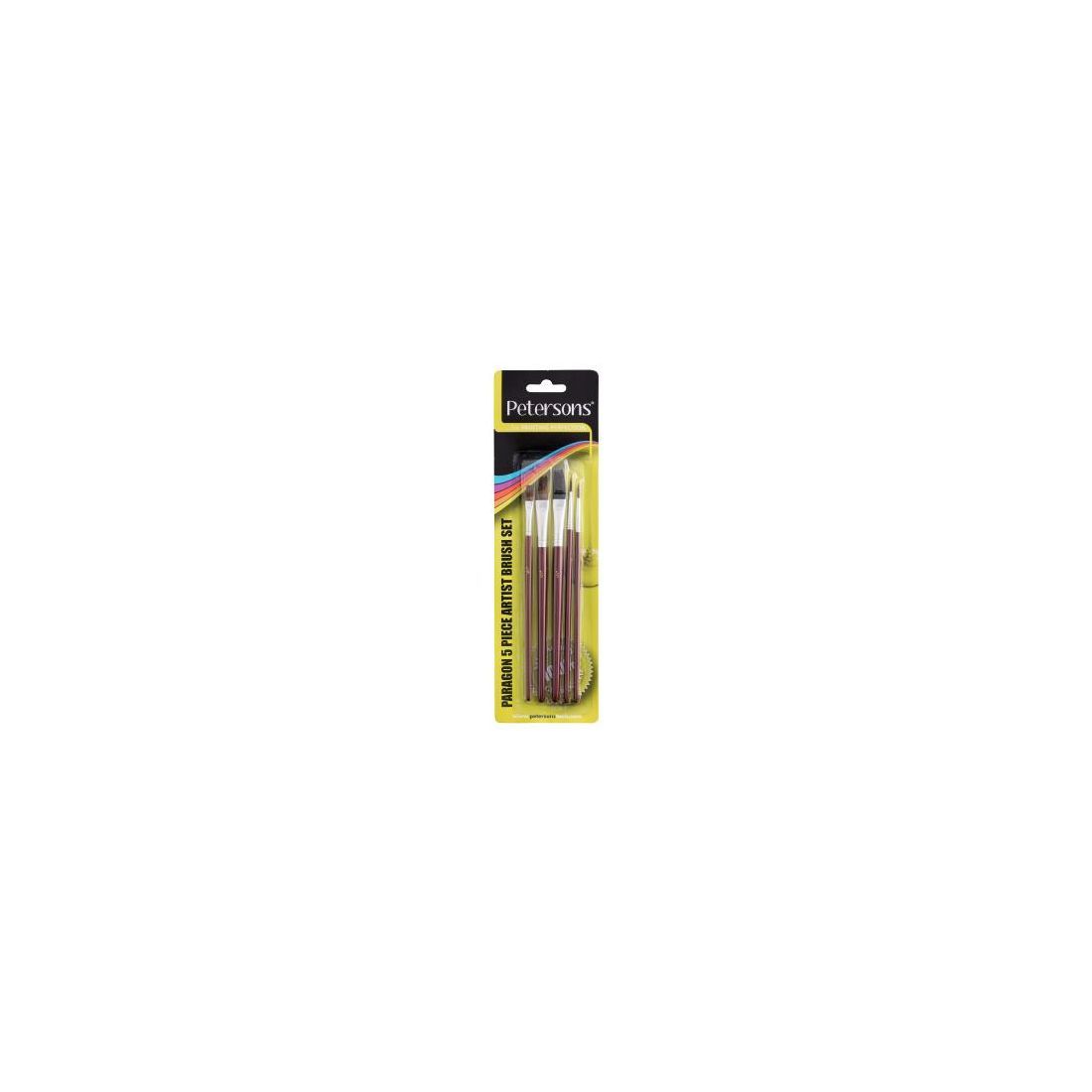 PETERSONS PARAGON ARTIST BRUSH SET OF FIVE