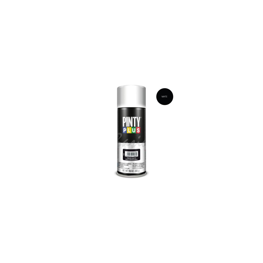 Pinty Plus Basic Spray Paint Matt Black 400ml