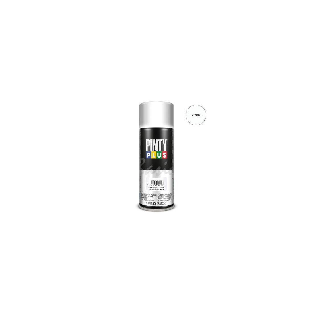 Pinty Plus Basic Spray Paint White Satin 400ml