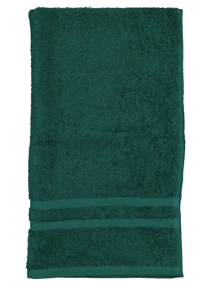 towel deep green hand 50 x 90 cm