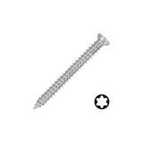 Rawlplug Frame Screws 7.5mm x 112mm T30 Pack of 10